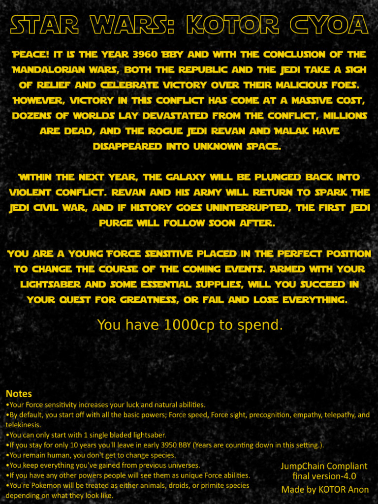 KOTOR | PDF