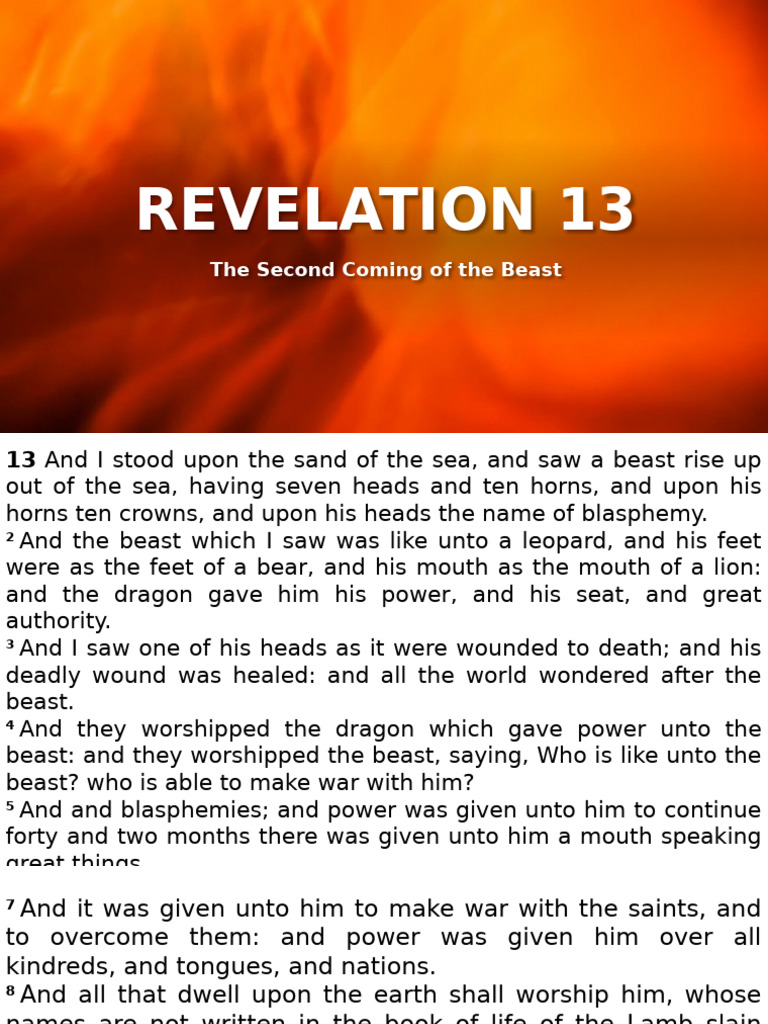 The Rise of the Two Beasts in Revelation | PDF | The Beast (Revelation ...