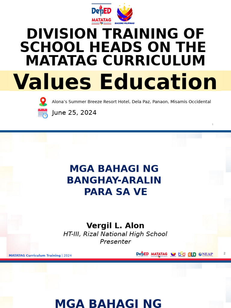 Val Ed - Banghay Aralin | PDF