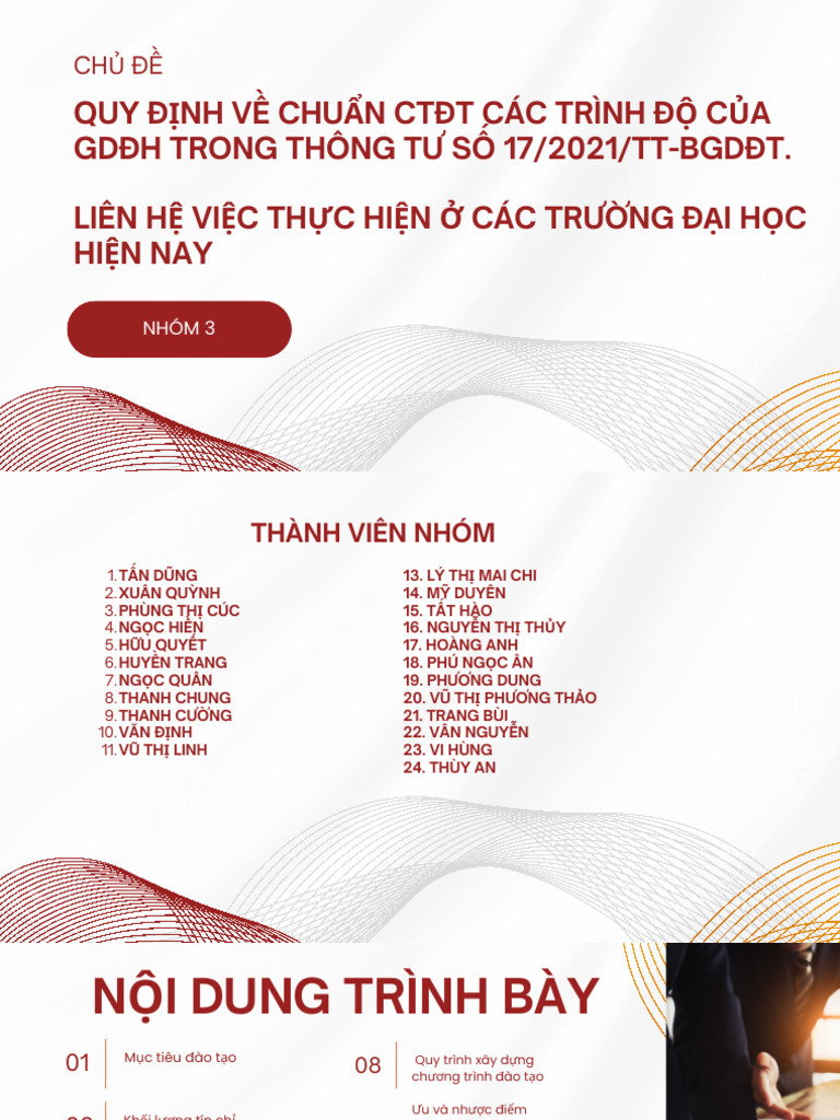 Nghiên cứu TT 172021 BGD - Bài thuyết trình - NHÓM 3 | PDF