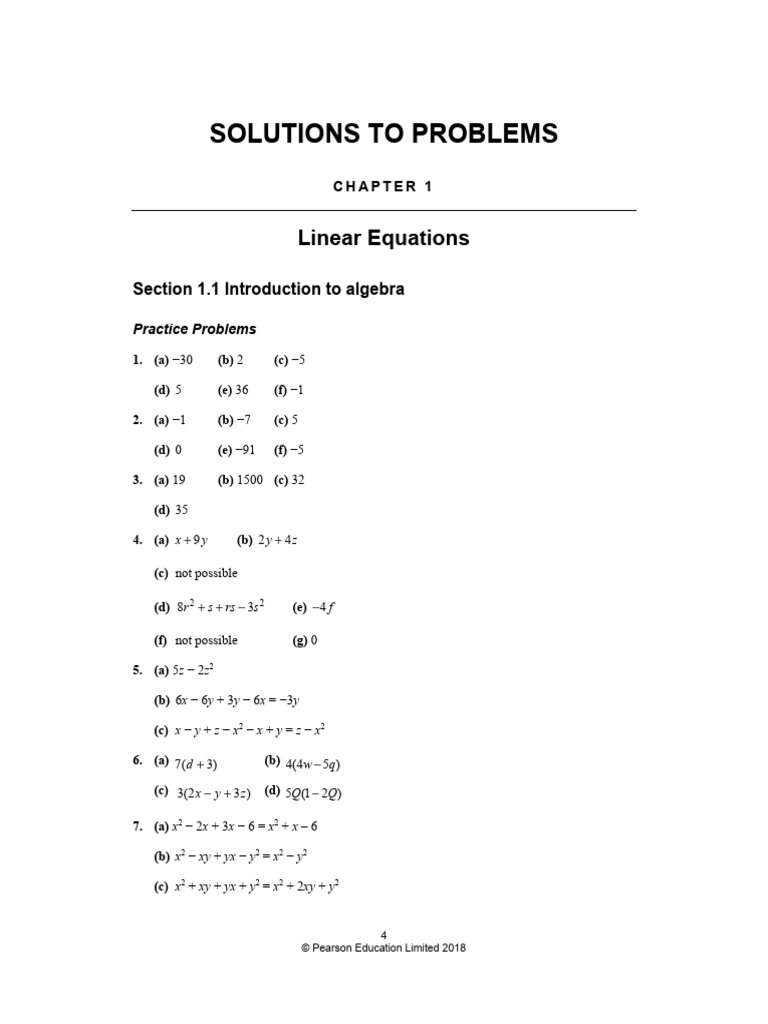 Textbook - 1.1 and 1.2 - Solution | PDF | Mathematical Objects | Algebra
