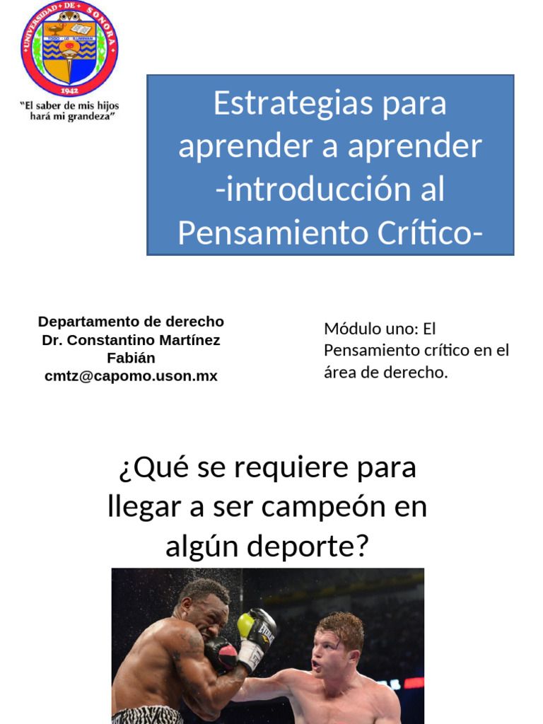 20 2020 Estrategias para Aprender A Aprender 1 | PDF | Pensamiento ...