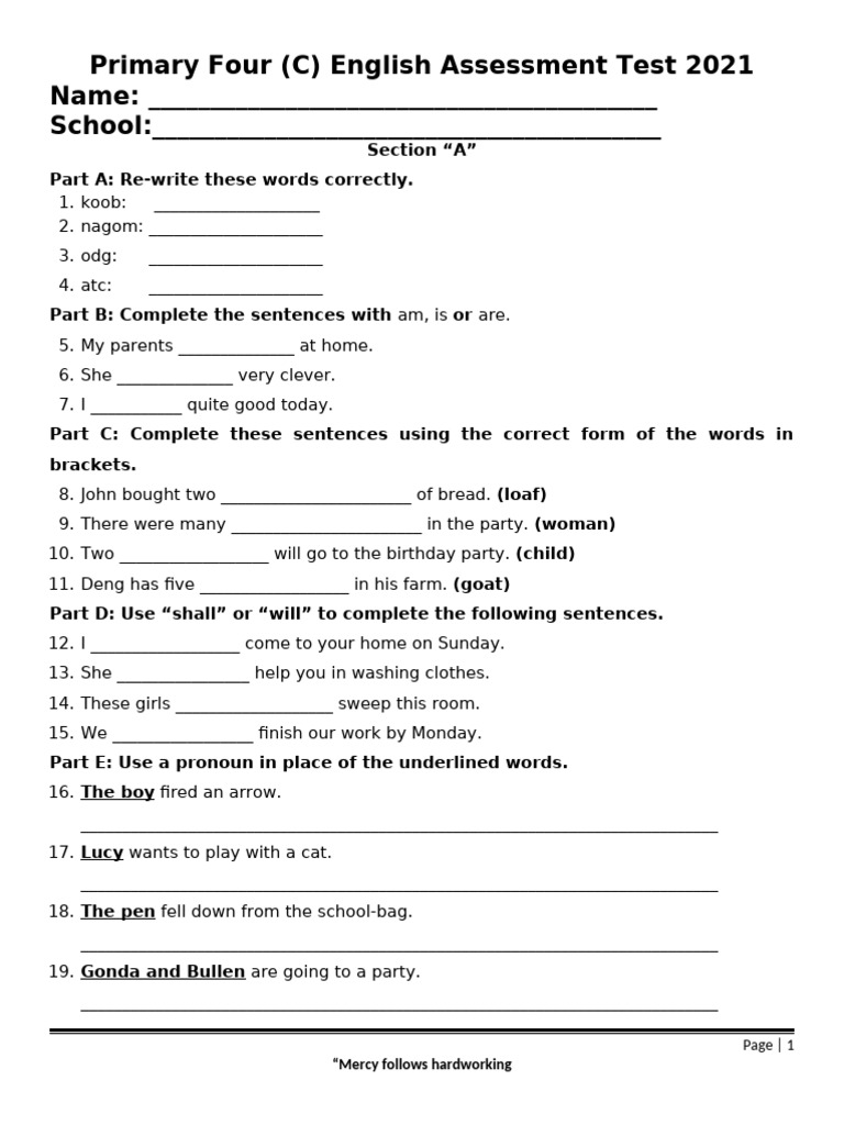 primary-4-english-test-2021-pdf-linguistic-morphology-grammar