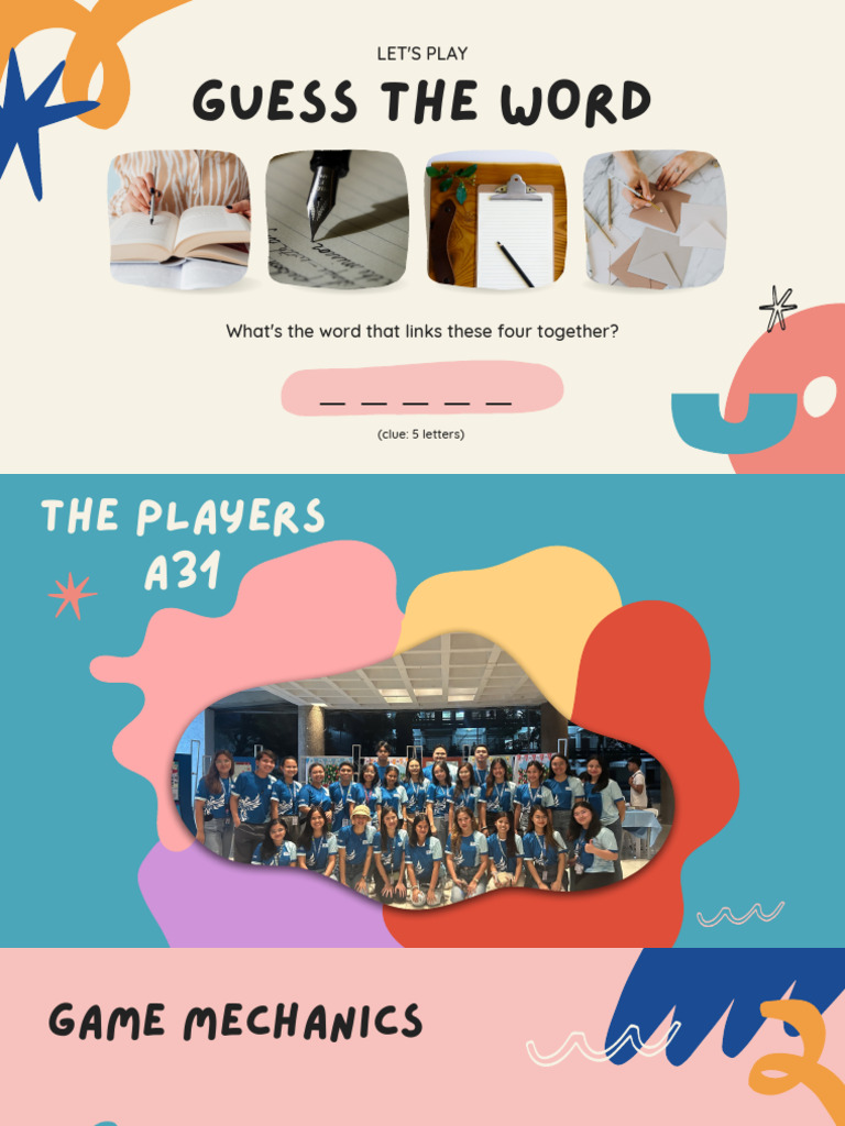 Word Link Game Instructions Pdf