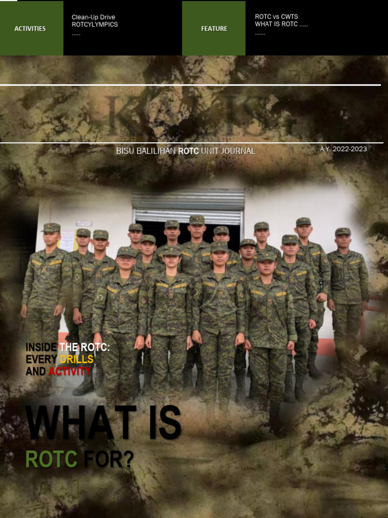 BISU Balilihan ROTC Unit Journal 2022-2023 | PDF | Lieutenant Colonel ...