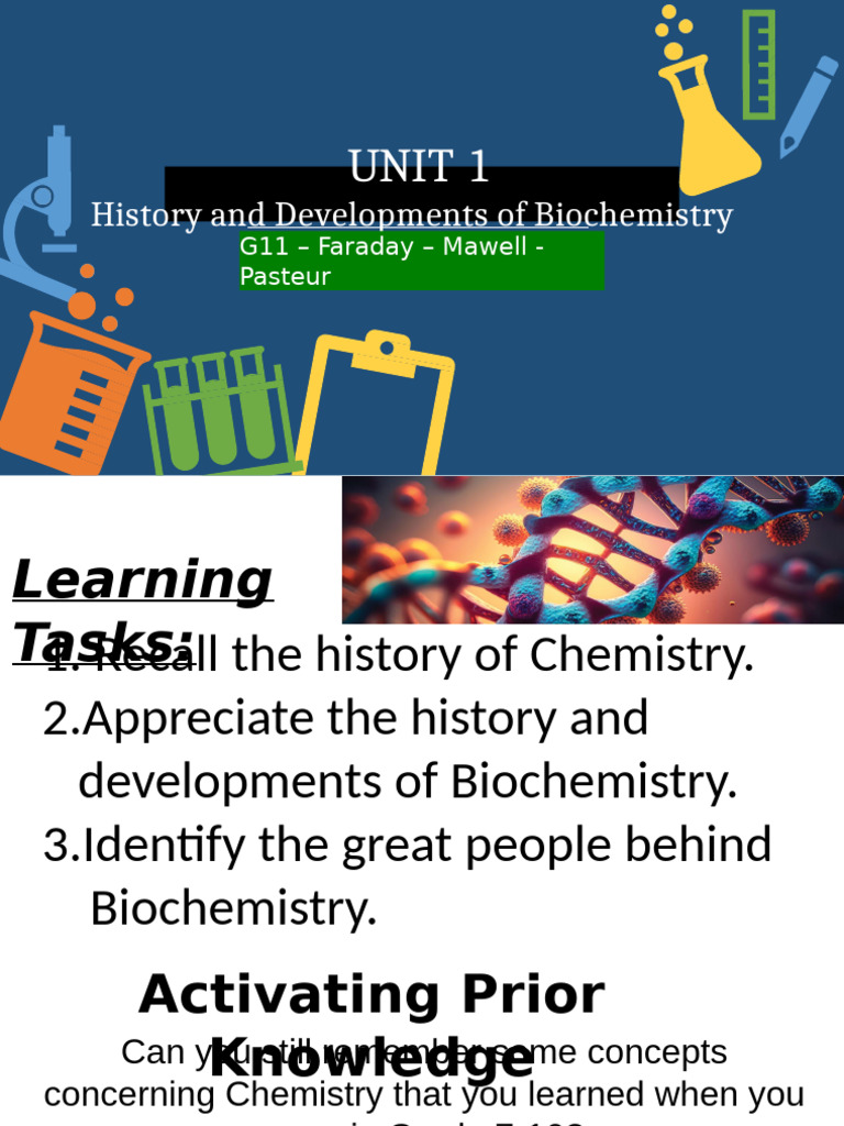 Biochemistry History and Key Developments | PDF | Biochemistry | Chemistry