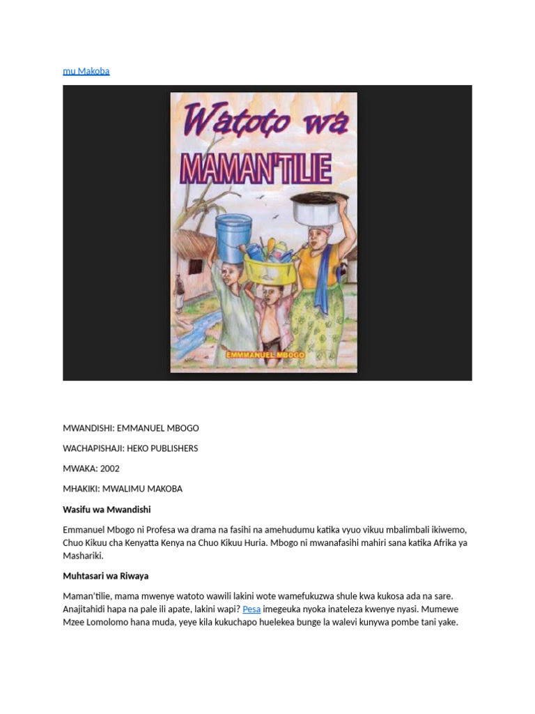 Riwaya 2 | PDF