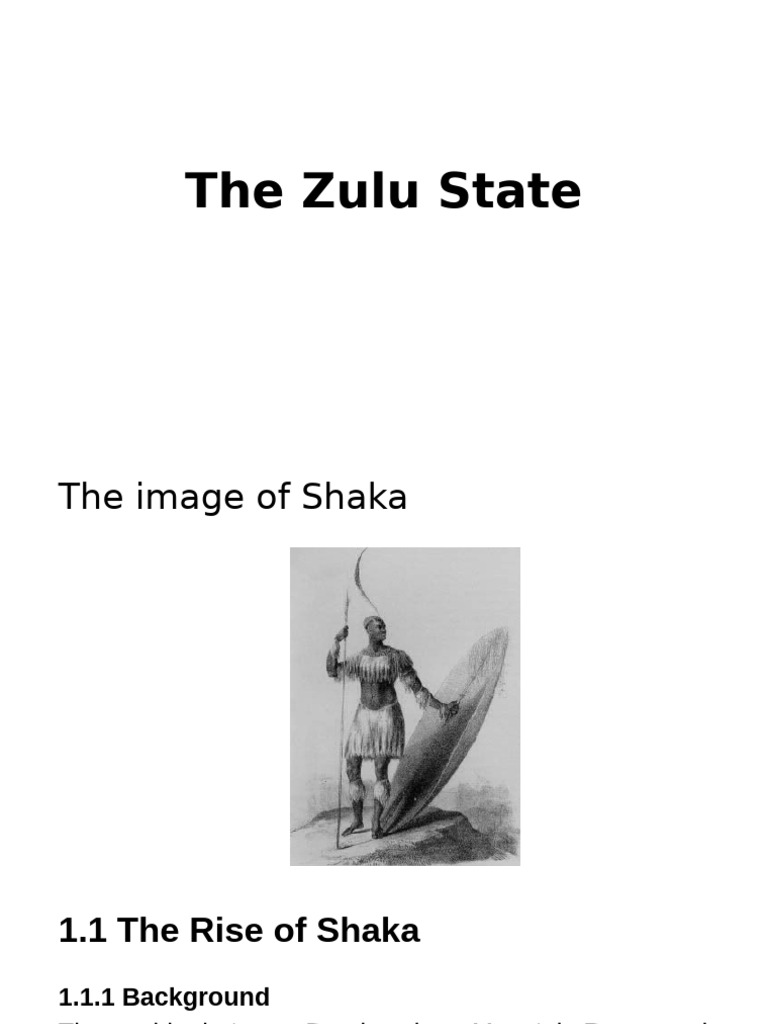 Rise of Shaka and the Zulu Empire | PDF | Zulu Kingdom | Southern Africa