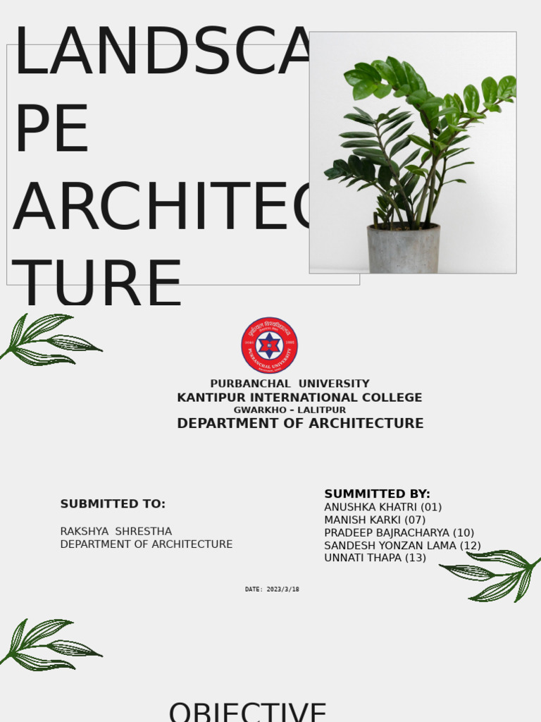 Landscape Architecture Case Studies | PDF | Landscape