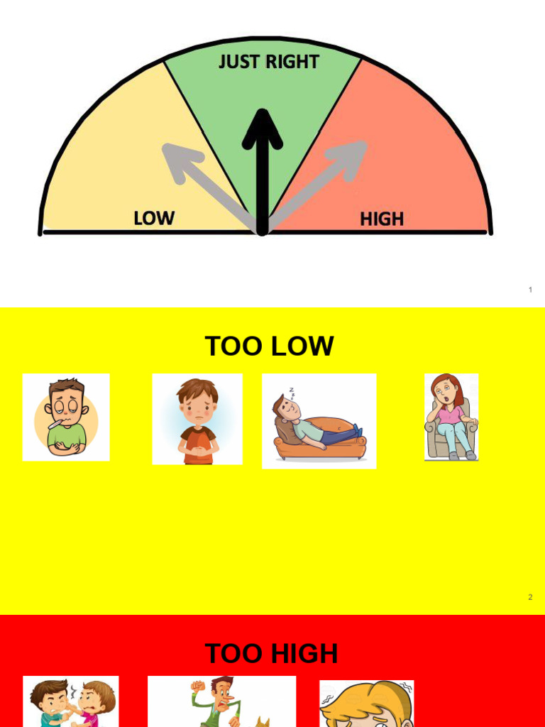 Understanding Emotional States: Low, High, Just Right | PDF