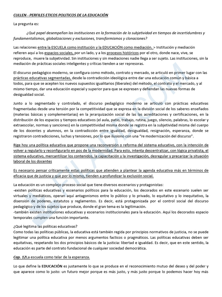 Ética y Educación en Tiempos de Crisis | PDF | Dignidad | Escuelas