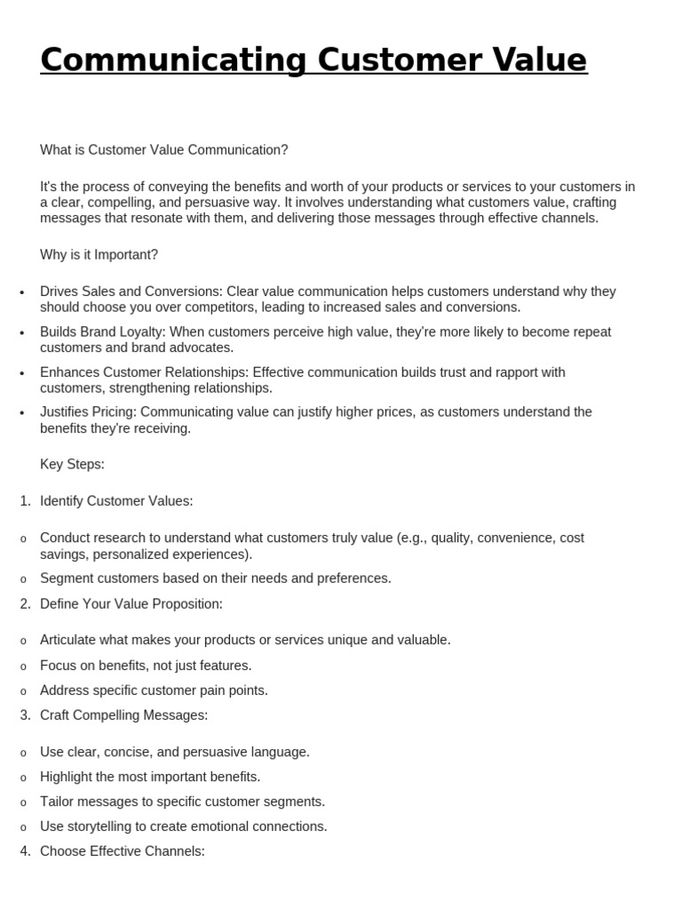 Communicating Customer Value | PDF | Mass Media | Strategic Management
