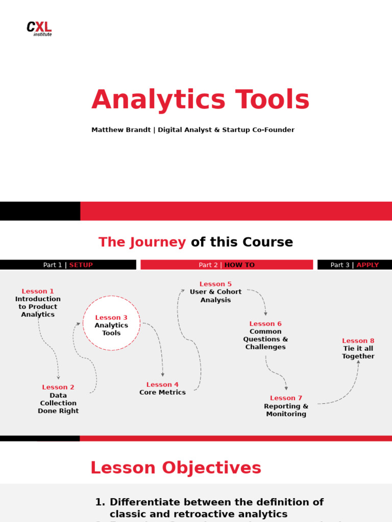 Choosing the Right Analytics Tool | PDF | Analytics | Marketing
