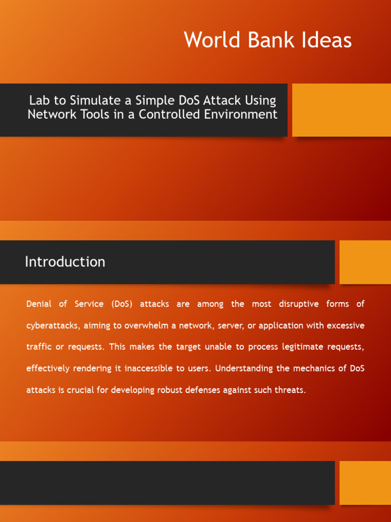 Simulating DoS Attacks in Network Labs | PDF | Denial Of Service Attack ...
