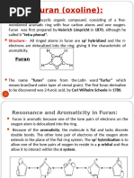 Furan: Structure, Synthesis, and Reactions | PDF | Aromaticity ...
