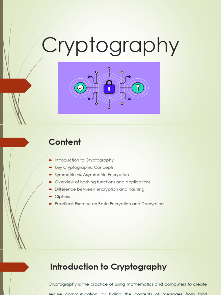 Cryptography Week4 Part1 | PDF | Cryptography | Encryption