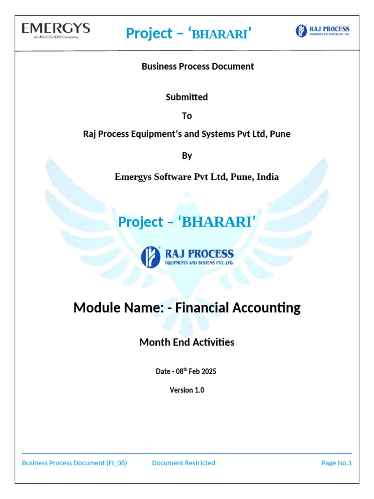 BPD FI Month End Activities. | PDF | Expense | Depreciation