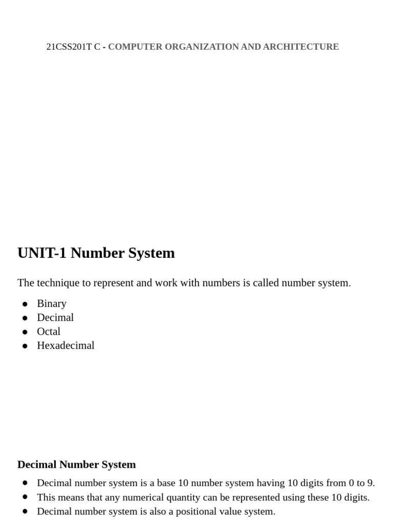 Number Systems and Codes in Computing | PDF | Byte | Logic Gate