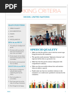MUN Chit Formats and Guidelines | PDF