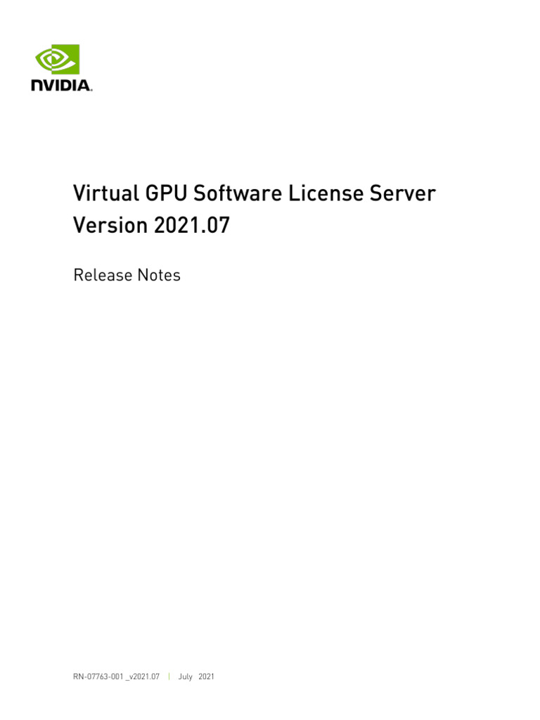 Grid License Server Release Notes | PDF | Java (Software Platform ...
