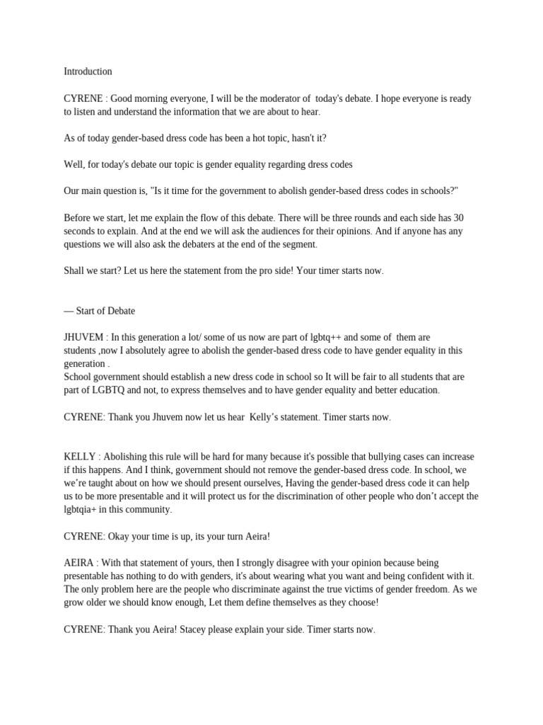 OralComm Script 2 | PDF