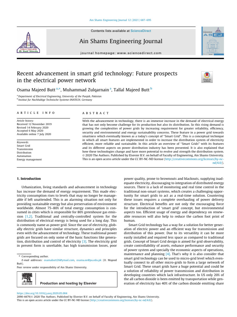 Smart Grid Technology Advancements | PDF | Smart Grid | Electrical Grid