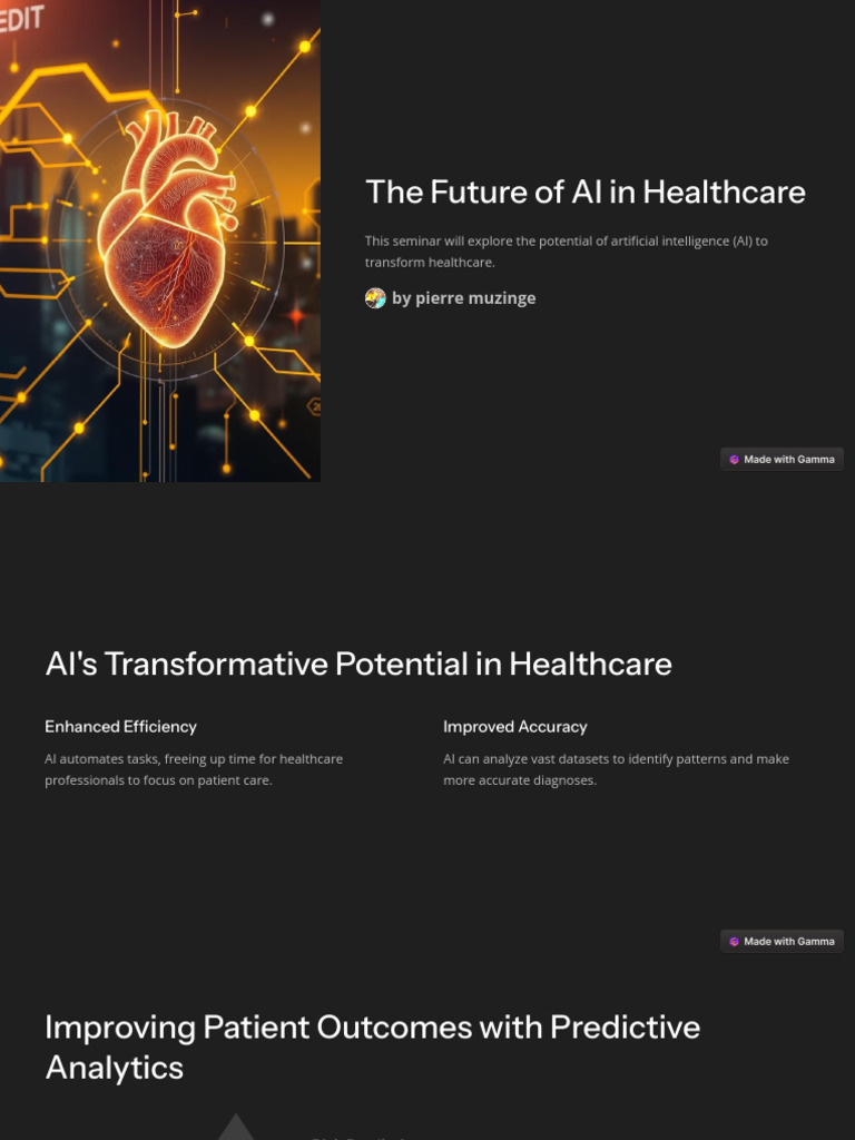 The Future of AI in Healthcare | PDF | Artificial Intelligence ...