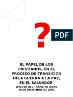 El Papel de Los Cristianos