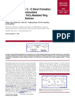 Oxidative Aromatic C-O Bond Formation: Synthesis of 3-Functionalized Benzo (B) Furans by Fecl - Mediated Ring Closure of R-Aryl Ketones