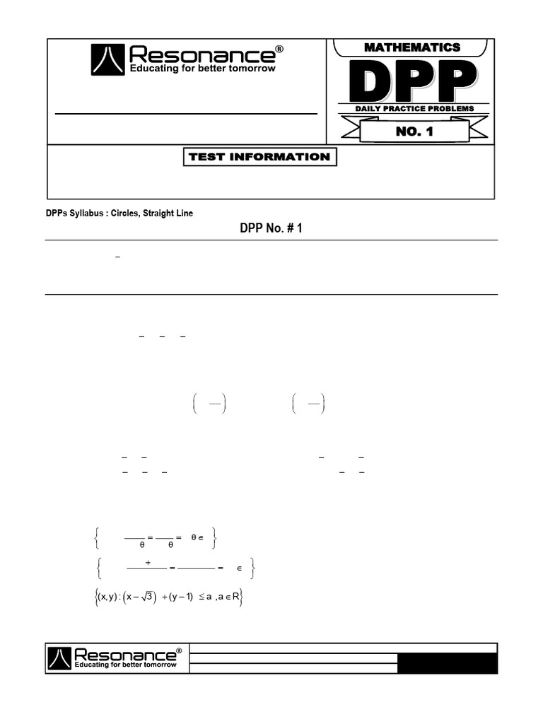 JEE MAIN QUESTION | PDF | Elementary Geometry | Euclidean Geometry
