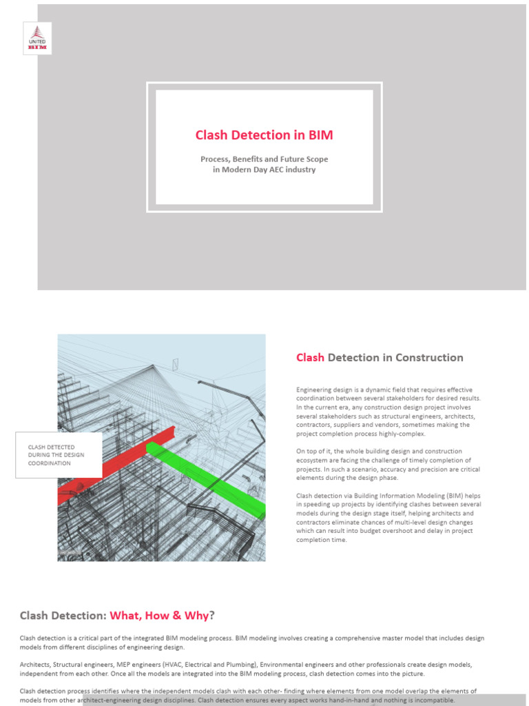 BIM Clash Detection: Process & Benefits | PDF | Building Information ...