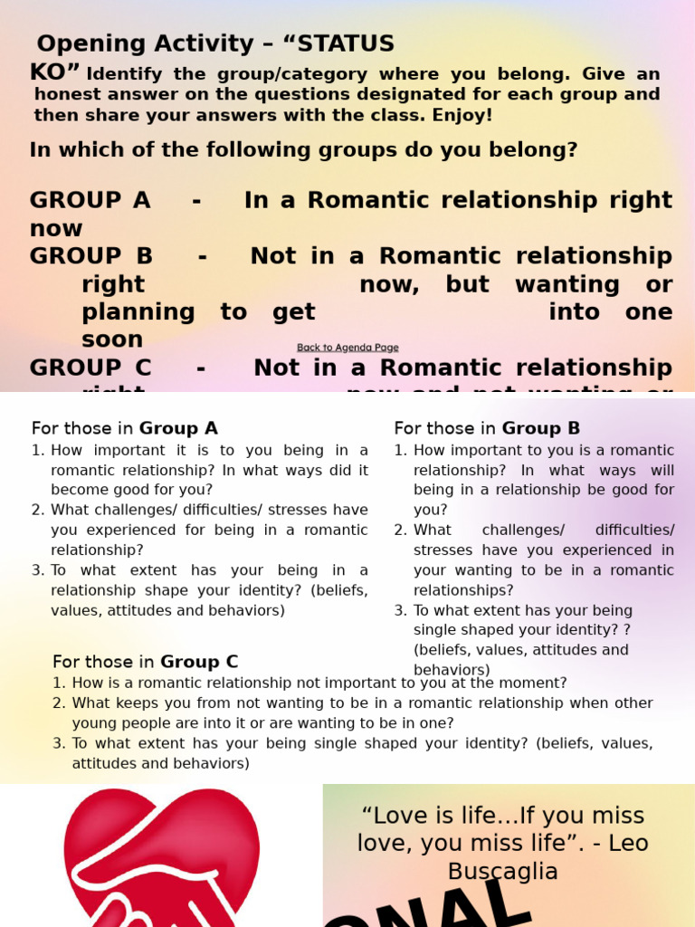 Understanding Adolescent Relationships | PDF | Adolescence | Love
