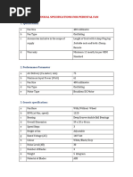 Ceiling Fan Specifications Overview | PDF | Alternating Current | Mains ...