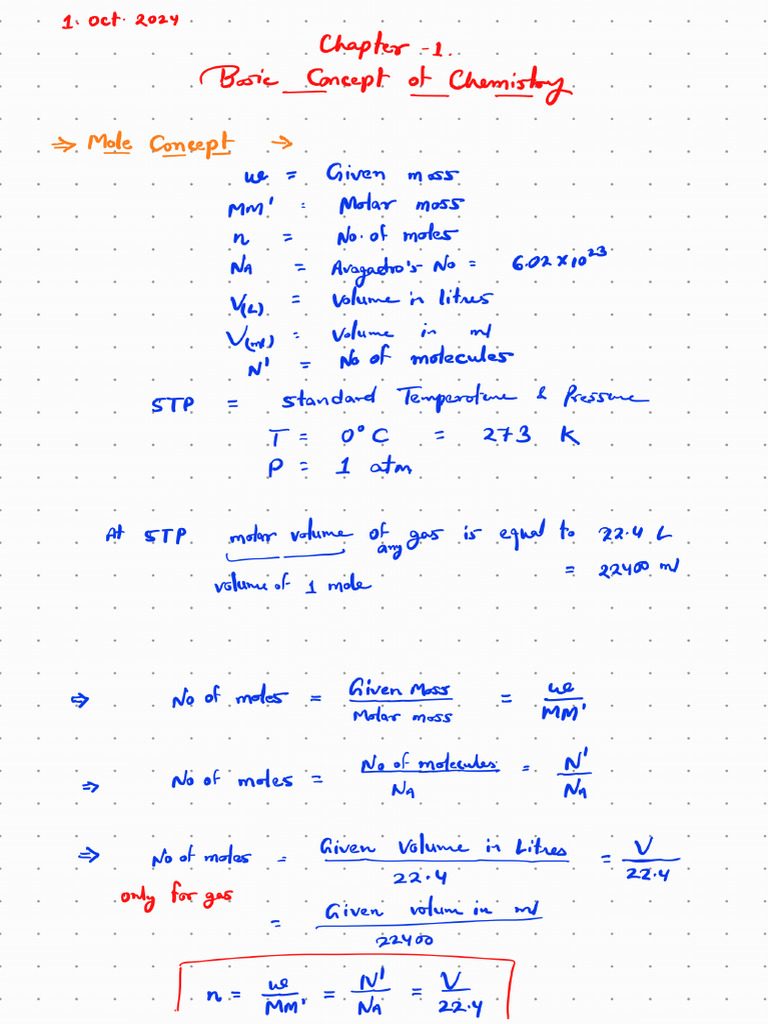 Notes 01 Oct. Jee and NEET Introductory Class | PDF