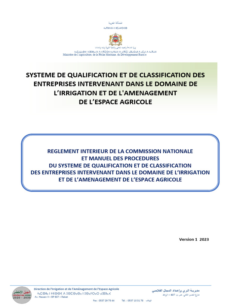 Qualification et Classification Agricole 2023 | PDF | Forage | Secrétaire