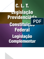CLT - Legislação Previdenciária - Legislação Complementar - Constituição Federal