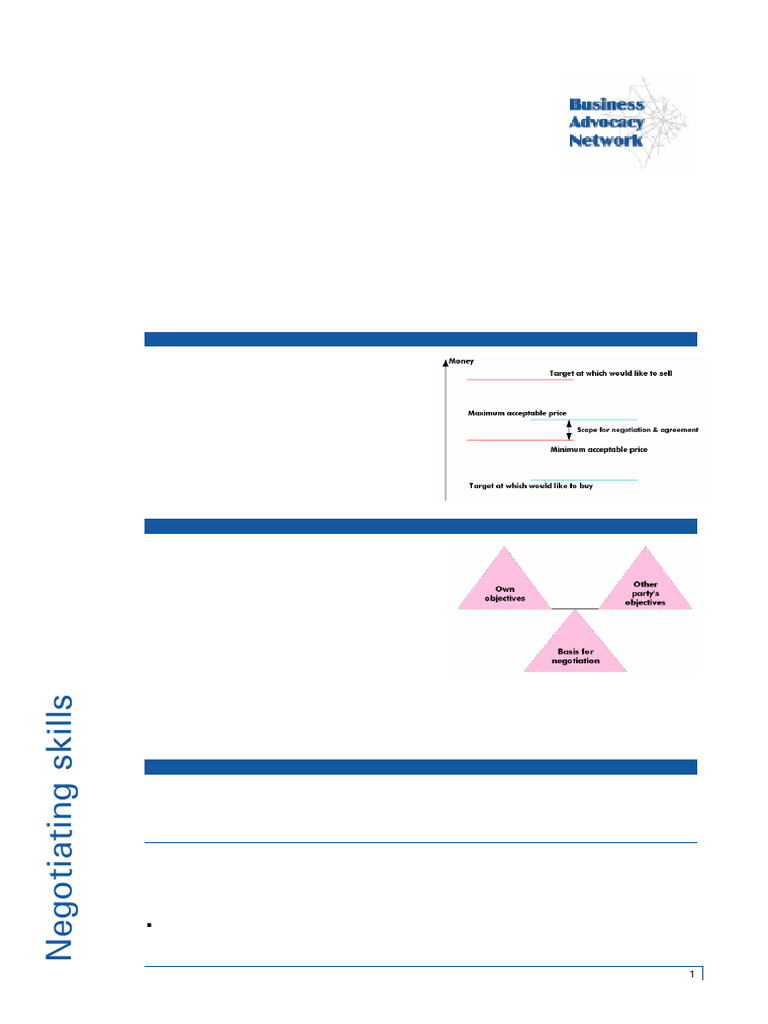 Essential Negotiating Skills Guide | PDF | Negotiation | Knowledge