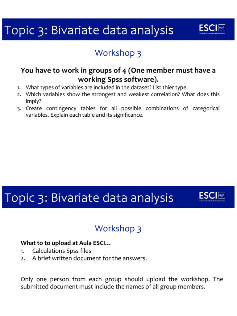 DA Workshop 3 | PDF