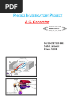 AC Generator | PDF | Electric Generator | Electrical Components