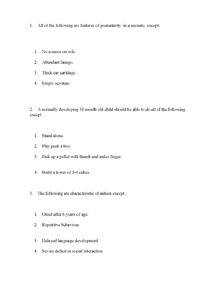NEET PG Model Paper 1 | PDF