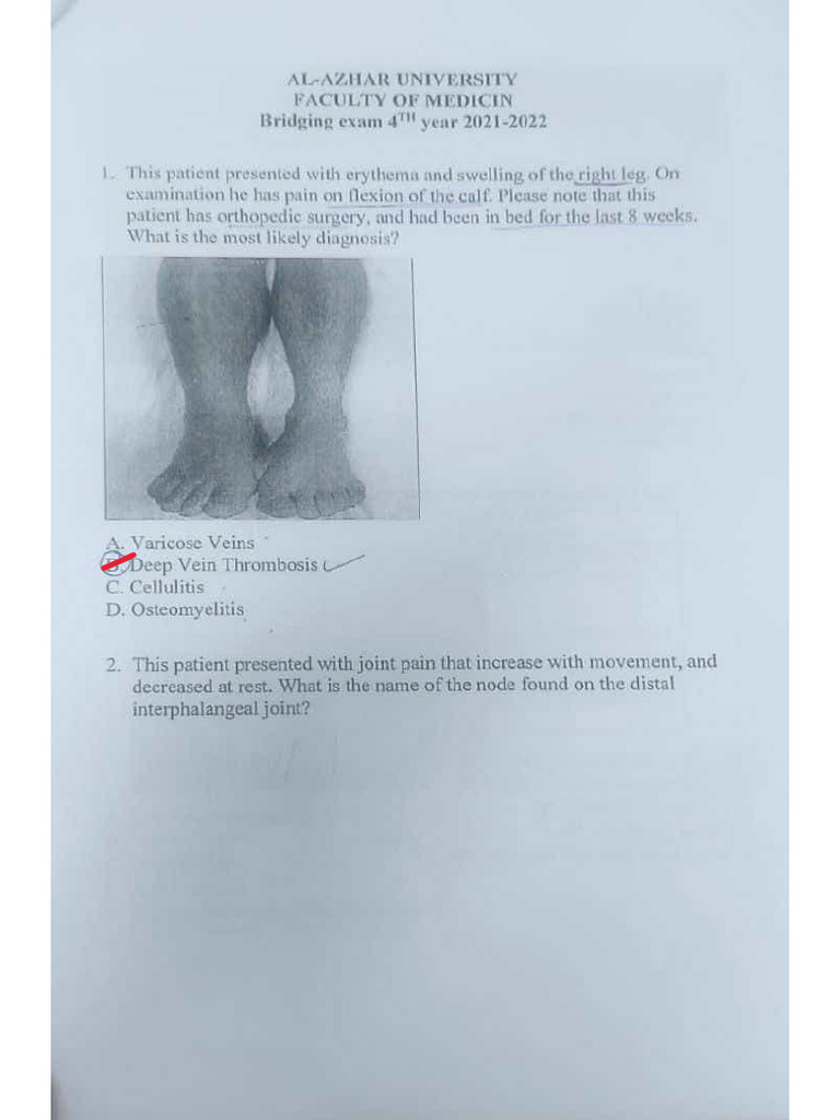 Bridge exam 2022 (محلول) | PDF