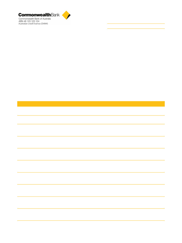 CommBank Transaction Summary 2021 | PDF