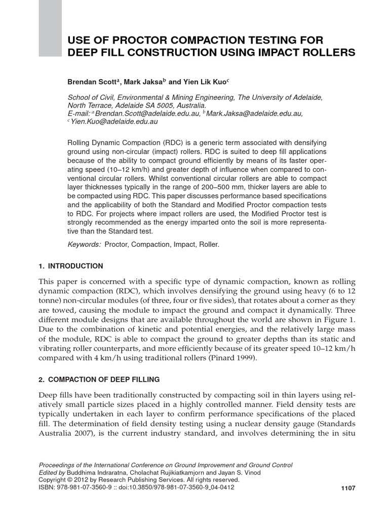 Use of Proctor Compaction Testing For de | PDF | Soil Science | Soil