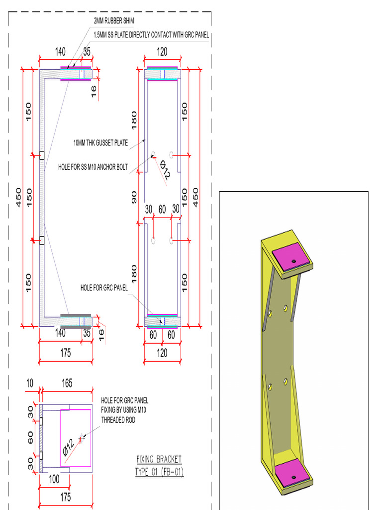 FIXING BRACKETS - 01 | PDF