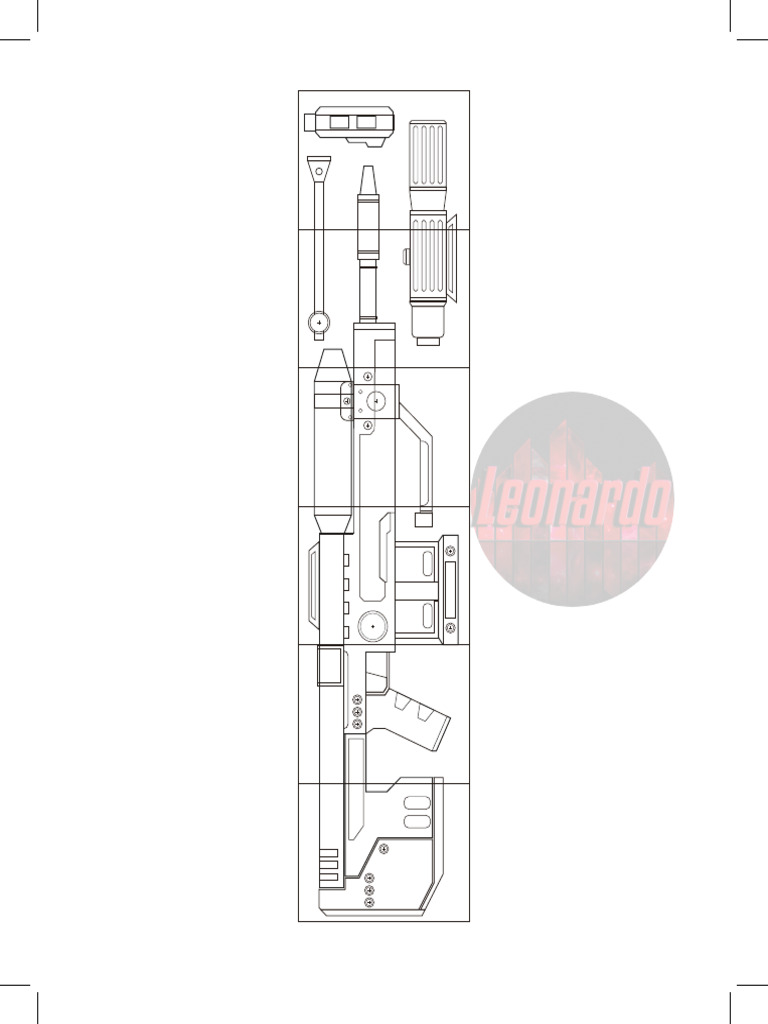 Template. Halo 3. Sniper Rifle | PDF
