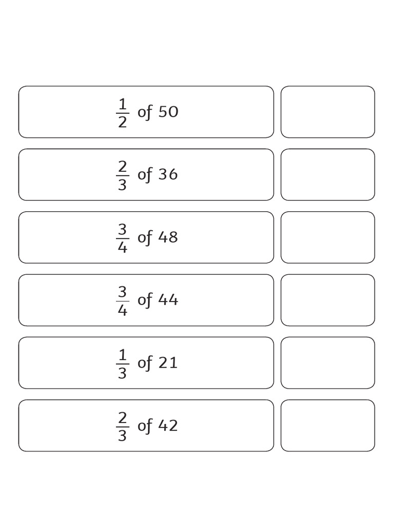 Lesson 8. Halves Quarters and Thirds of Numbers | PDF