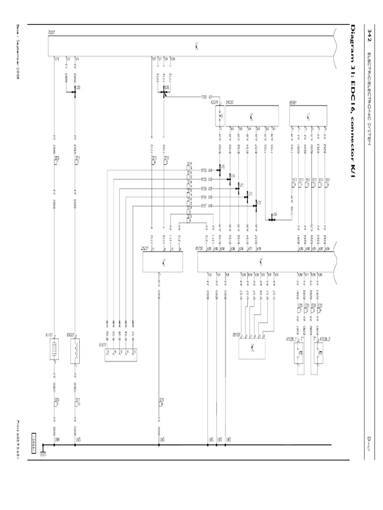 EDC16 Electric System Parts List | PDF | Electrical Connector | Fuel ...