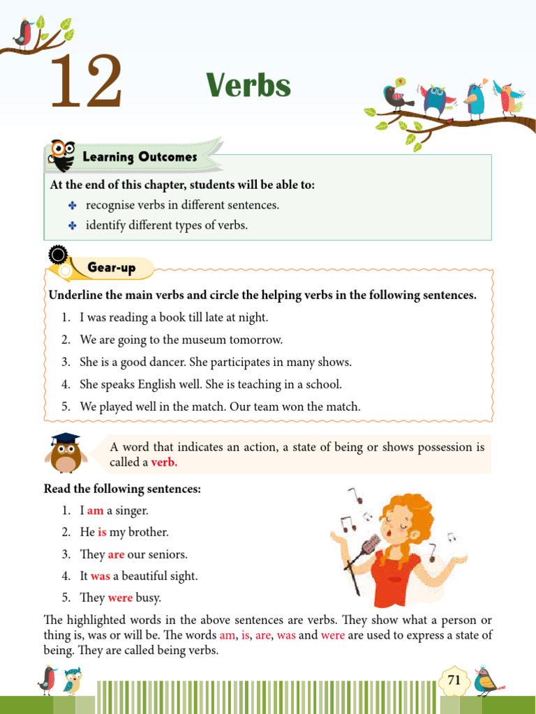 Understanding Verbs: Types and Usage | PDF | Grammatical Tense | Verb