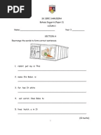 exercise worksheet english kssr year 3