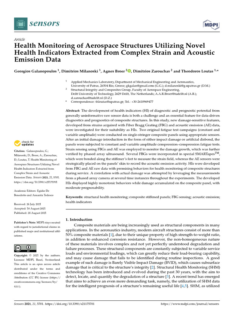 2021-Health Monitoring of Aerospace Structures Utilizing Novel Health ...